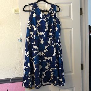 NY & CO blue and white dress